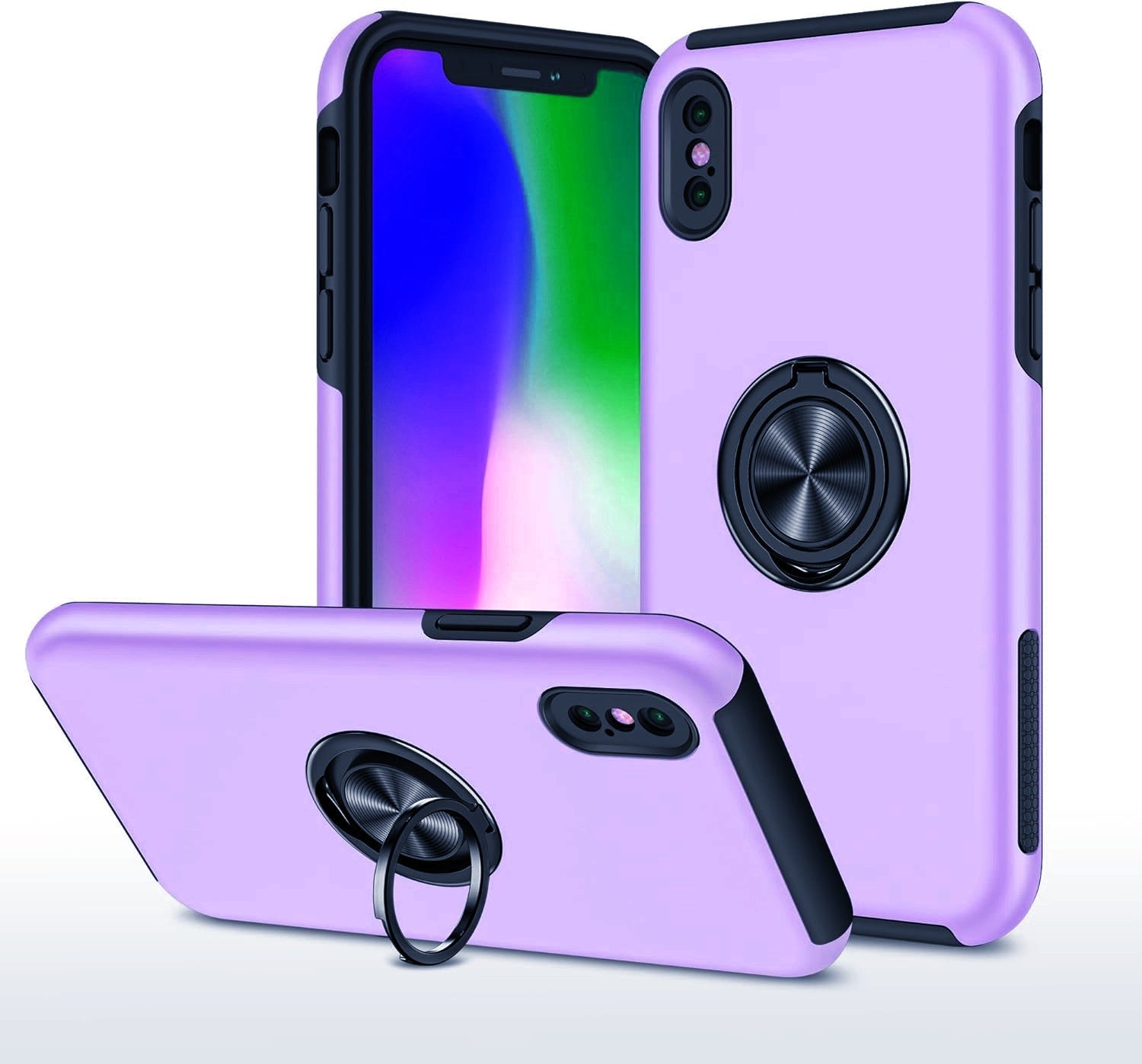 Coque hybride magnétique invisible pour iPhone X / XS Coque hybride magnétique invisible pour iPhone X / XS